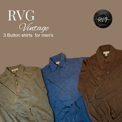 Men’s 3 button sweaters