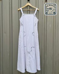 Upcycled Embroidered Slip Dress