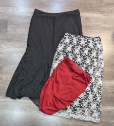 4857 - Y2Kスタイルミニとマキシスカート