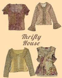 Y2k Fairy Thrift Haul Tops(TH/321)