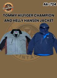 Tommy Hilfiger  Helly Hansen and champion Jacket A..