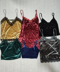 #13 Velvet Cami Tops