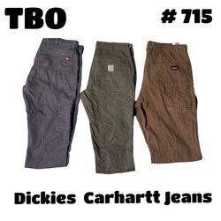 Jeans Carhartt e Dickies, #715