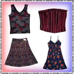 VSCO Girl Set - tops, dresses, skirts (SS-2188)