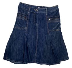 Y2k Denim-Midi-Röcke