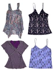 The Purple Blend! Y2K Tops: TT-197