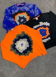 Upcycle Nike Branded Patchwork Sweatshirt