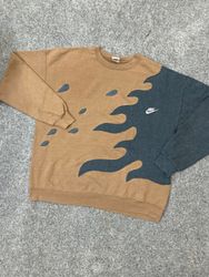 Upcycle Nike Patchwork Branded Sweatshirt