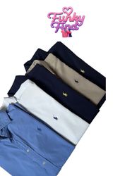 Chemise à boutons en coton Polo RL