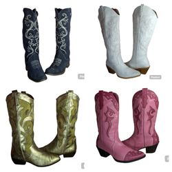 Op vintage 195 Y2k Stivali con tacco alto