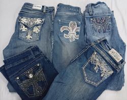 CR7240 Y2K Flare Jeans