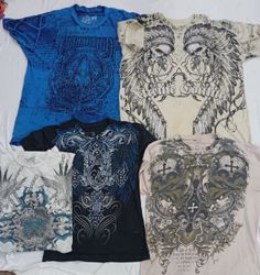 CR7270 Vintage Skull T-Shirts