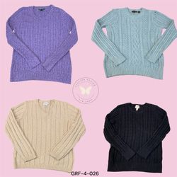 Elite Cable Knit Pullover – Modern Classic (GRF-4-..