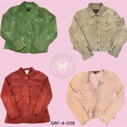 Women’s Suede Leather Jacket – Lightweight & Trend..