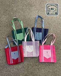 Upcycled RL Tote Bag