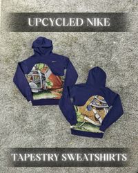 Upcycled Nike Tapestry Sweatshirts