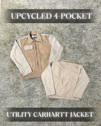 Upcycled 4 Pocket Utility Jackets