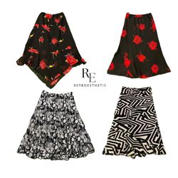 Y2K Forest Vibe Maxi Skirts RE-2991