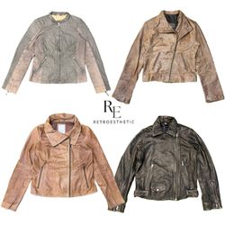Y2K NYC IT Girl Leather Jackets RE-2992