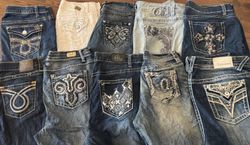 Y2K Homens e Mulheres Calças Boca de Sino/Bootcuts..