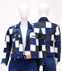 CR1458 Upcycled Denim Jacket