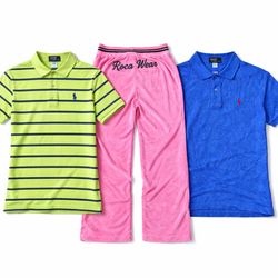 Premium Velour Bottom/ T-shirts Inc Ralph Lauren r..