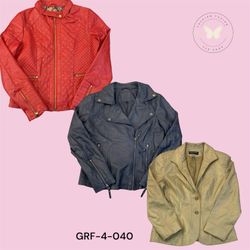 Women’s Slim Fit Leather Jacket – Elegant & Stylis..