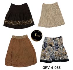 Y2k mix cotton skirt (GRV-4-083)