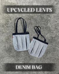 Upcycled Levi's Multi patch Denim Bags
