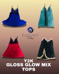 Y2K Gloss Glow Mix Tops - EV1313