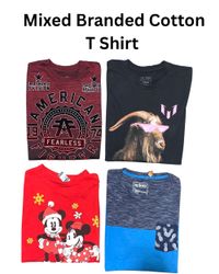 Mixed Branded Cotton T Shirt (Wcv 1120)