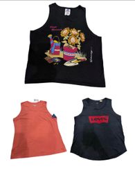 T022 Essential Sleeveless Graphic Tee - Retro Summ..