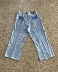 Upcycled Wide Leg Jeans