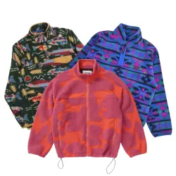 authentische verrückte Fleecejacke