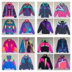 Authentische 80er, 90er verrückte Windjacken