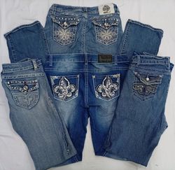 CR7313 Y2K Flare Jeans
