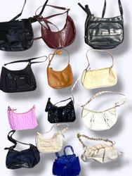 Retro 2000s aesthetic bags mix