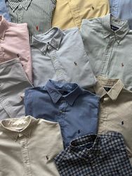 Ralph Lauren Polo button up shirts.