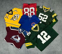 NBA NFL NHL MLB Jerseys - 20 Pieces