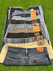 Men’s Denim Jeans Levi’s/Wrangler/Lee: 10pcs Z-3
