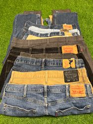 Men’s Denim Jeans Levi’s Lee Wrangler: 10pcs (Z-6)