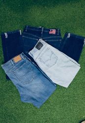 Vintage polo ralph lauren , levi’s silvertag jeans..