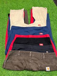 Men’s Jeans & Pants Carhartt/Dickies: 5pcs (Z-18)