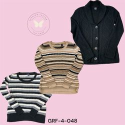 Premium Cable Knit Crewneck Sweater – Winter Essen..