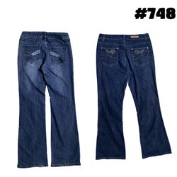 Embellishment jeans , bke Denim and project #748