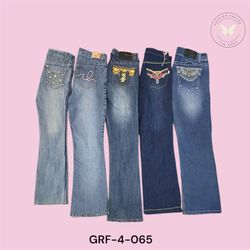 Women’s High Waist Modern Jeans – Light Blue Rippe..