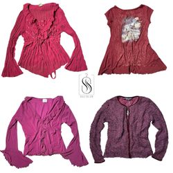 Y2K Romantic Grunge Mix Tops - SS-035