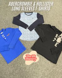 Abercrombie & Hollister Long Sleeves T-Shirts - (0..