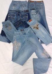 CR7341 Y2K Flare & Straight Jeans