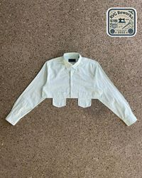 Upcycled Cropped Shirt